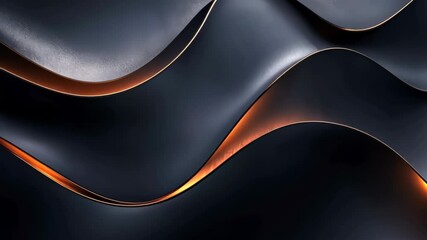 Poster - Exploring the captivating dance of light and shadow in an intricate wave of dark textures. Generative AI