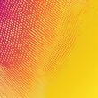 © Lui Shtein - Vibrant gradient halftone pattern with orange and yellow stripes