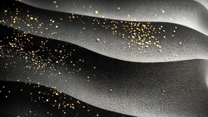 Poster - Captivating dance of sand and light in a shimmering desert landscape. Generative AI