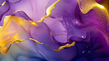 Poster - Discover the enchanting dance of colors in a mesmerizing artwork inspired by nature's beauty and elegance. Generative AI