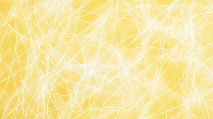 Poster - Soft Yellow Background with Abstract White Lines Creating a Gentle and Modern Aesthetic for Design Projects, Illustrations, and Graphic Artwork