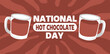 © americandigi - national hot chocolate day with a cup of hot chocolate