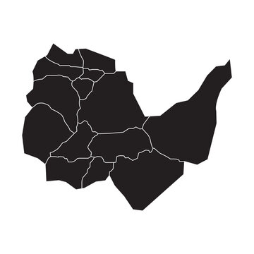 Map of Kabul, capital of Afghanistan design