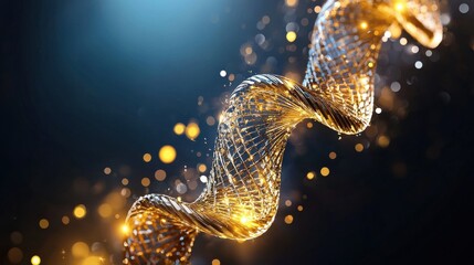 Poster - Mesmerizing Glowing Cosmic Aurora of Light Energy and Radiance in Abstract Motion