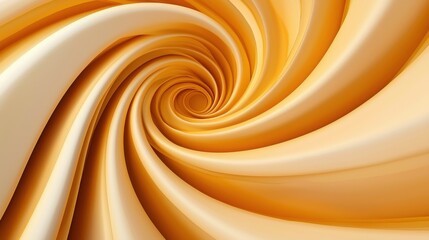 Poster - Mesmerizing Golden Swirl Abstract Background with Flowing Curves and Shapes