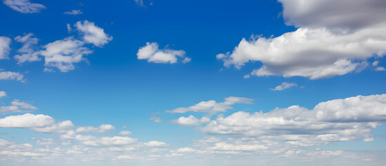 Wall Mural - clouds wandering in the blue sky, blue sky and cloud shadows