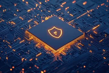 Poster - Digital Shield Protection Circuit Board Security
