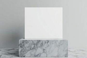 Aufkleber - Detailed Image of a Large Grey Box with a White Background