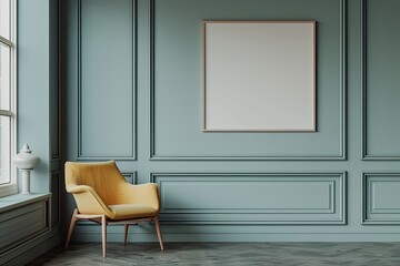 Aufkleber - Ultra Quality Image of Wall Poster Mockup Design