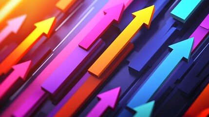 Aufkleber - conceptual of arrows in multiple directions symbolizing market expansion business growth and strateg