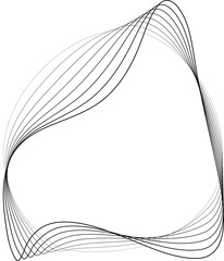 Aufkleber - Circle liquid with blend line halftone use for badges, tag, label, logo