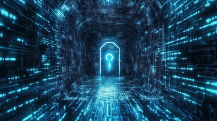 Poster - Digital Keyhole Tunnel, Cyber Security Data Flow