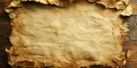 Poster - Piece of paper with a hole in the middle