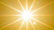 © SemangArt - Golden sun rays, bright background, lens flare