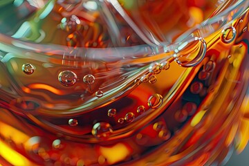 Poster - Sharp Image of Close Up on Futuristic Soft Drink