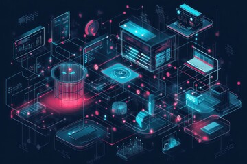 Poster - Secure Data Network Global Server, Cyber Security, Digital Transformation