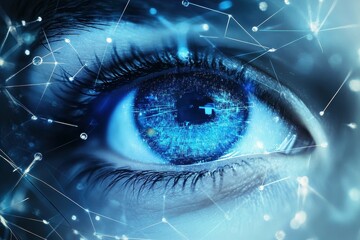 Poster - Exploring the depths of human vision through digital technology and abstract representation