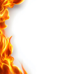 Poster - dynamic flames erupting in abstract art studio setting digital design vivid colors close-up viewpoin