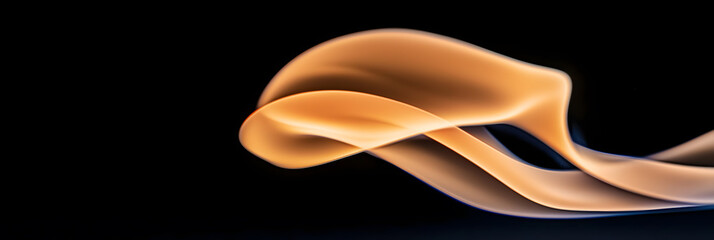 Poster - Fluid motion abstract art digital creation visual design dark background dynamic energy concept