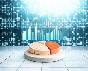Leinwandbilder - Data Visualization Techniques for Effective Analysis Blur Background