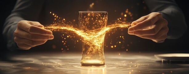 Poster - Magic in a Glass A Captivating Transformation