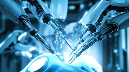 Poster - Robotic Surgery Precision Instruments in Futuristic Operating Room