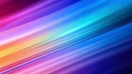 Fototapete - Rainbow Stripes:Vibrant, dynamic diagonal stripes in a spectrum of rainbow colors create an energetic and visually striking abstract image. perfect for backgrounds, design elements.