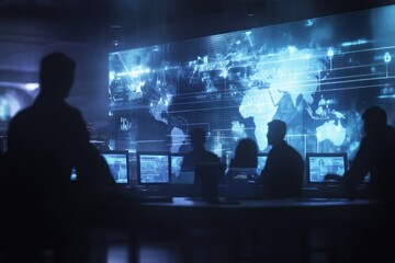 Poster - Global network security team monitors data center threats