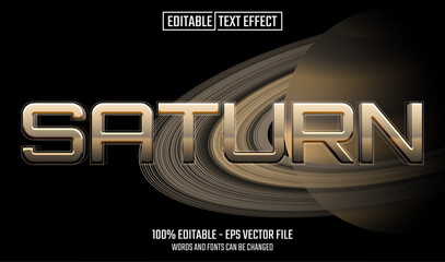 saturn editable text effect