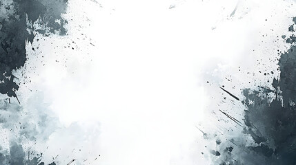 Poster - Black and white background with white space for text and design elements for graphic use