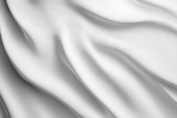 Poster - Soft silken fabric cascades gracefully under gentle light, creating a serene atmosphere of elegance and tranquility. Generative AI