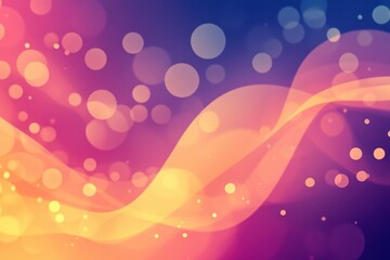 Poster - Vibrant swirl of colors and lights creating a magical atmosphere in the evening sky. Generative AI
