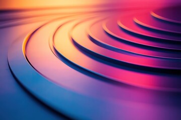 Poster - Swirling colors and curves create an abstract dance in a vibrant, artistic landscape of light and shadow. Generative AI