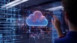 © aironamad - Modern Cloud Computing with Digital Data Visualization