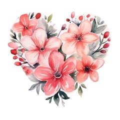 Poster - Pink paint splashing and forming a heart shape, isolated on transparent background, ideal for valentine's day projects