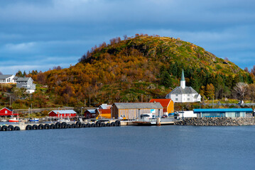 Wall Mural - Moskenes Village in Lofoten - Norway