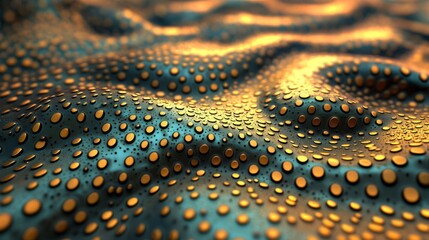 Poster - A digital environment with dynamic waves and luminous particles