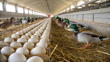 Wall Mural - ducks on the farm