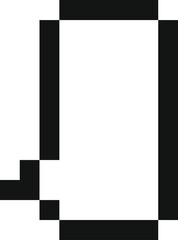 Poster - Pixelated speech bubble representing communicating and sharing ideas in a digital conversation
