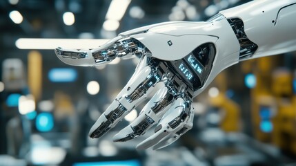 Poster - Advanced Robotic Hand Reaching Out in Factory Setting