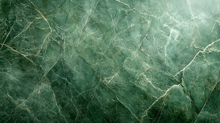 Poster - Elegant and natural looking green marble texture with a grunge inspired cracked surface pattern  This background is perfect for luxury interior design architecture or premium product branding