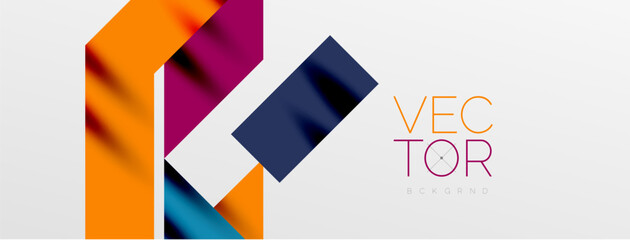 Poster - Dynamic lines and triangles. Vector Illustration For Wallpaper, Banner, Background, Card, Book Illustration, landing page