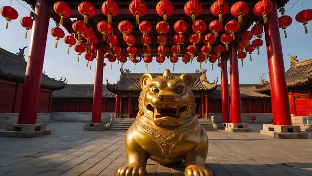 Happy chinese new year festival greeting card background