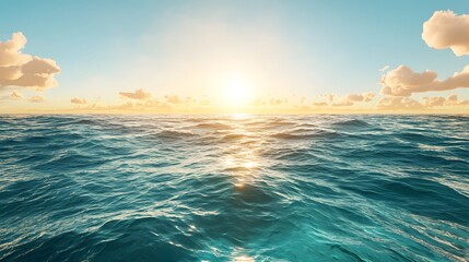 Poster - Breathtaking seascape at sunset with mesmerizing ocean waves and dramatic sky  Tranquil and serene coastal landscape with vibrant colors and a sense of adventure and escape