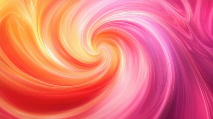 Poster - abstract swirling gradient background with vibrant warm tones of yellow, orange, red, and pink.