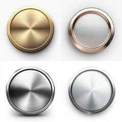 simple design circle, now on playing icon, solid white background, no shade and no shadow, no lighting effect, illustration, metalic luxuary feeling, ultra detailed 