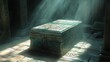 © wannathon - Ancient Egyptian Sarcophagus in Dimly Lit Mysterious Chamber