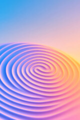 Poster - A stunning close-up of a human fingerprint with intricate ridges and swirls, captured in high detail against a softly blurred gradient background, emphasizing the uniqueness of each pattern,