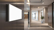 © Sam Design - sleek office lobby signboard for corporate branding, business promotions, and directional signage