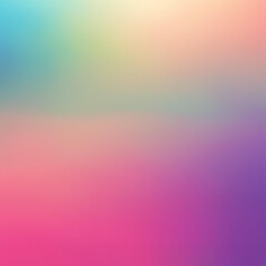 Poster - Soft, colorful gradient background in pastel hues. Dreamy and calming design with a smooth blend of colors. Perfect for backgrounds and design projects.